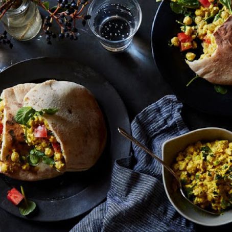 Curried Chickpea Sandwich